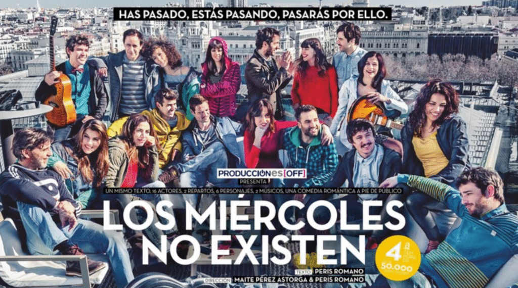 LOS MIÉRCOLES NO EXISTEN. Cartel oficial